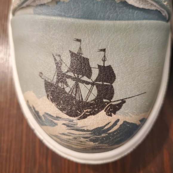 Dogo Lost at Sea Vegan Leather Kids Sneakers Shoes Size 33 (US 2) Made in Turkey - Picture 3 of 11